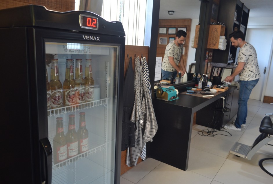 A birra gelada depois de um dia de trabalho é um detalhe que faz toda diferença na fidelização do cliente (Foto: Priscila Boeira)